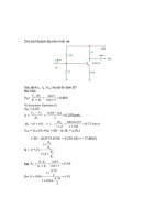 BÀI TẬP CẤU KIỆN ĐIỆN TỬ