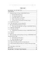 Thực tập tại Tổng Công ty xuất nhập khẩu với tên giao dịch là AGREXPORT