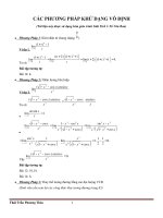 Các phương pháp khử dạng vô định