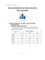 Kỹ thuật thi công trạm bơm