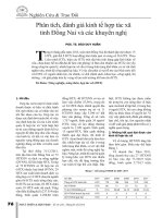 phân tích  đánh giá kinh tế hợp tác xã