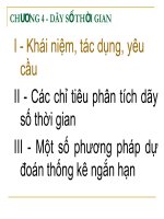 Chương 4: Dãy số thời gian docx