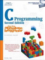 C Programming for the Absolute Beginner phần 1 ppt