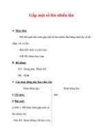 Giáo án môn Toán lớp 3 :Tên bài dạy : Gấp một số lên nhiều lần ppsx