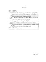 Thực trạng cạnh tranh và độc quyền ở nước ta hiện nay và những biện pháp để duy trì cạnh tranh và kiểm soát độc quyền