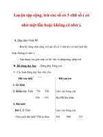 Giáo án môn Toán lớp 3 :Tên bài dạy : Luyện tập cộng, trừ các số có 3 chữ số ( có nhớ một lần hoặc không có nhớ ). ppsx