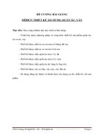 ĐỀ CƯƠNG BÀI GIẢNG MÔĐUN THIẾT KẾ ÁO SƠ MI, QUẦN ÂU, VÁY - BÀI 1 pps