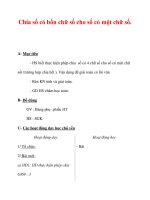 Giáo án môn Toán lớp 3 :Tên bài dạy : Chia số có bốn chữ số cho số có một chữ số. pptx