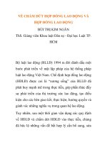 Báo cáo nghiên cứu khoa học: 