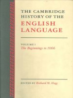 The Cambridge History of the English Language Volume 1 Part 1 ppt
