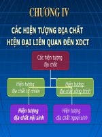 Bài giảng ĐỊA CHẤT CÔNG TRÌNH - Chương 4 pdf
