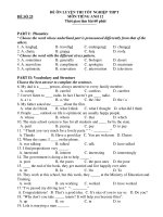 ĐỀ ÔN LUYỆN THI TỐT NGHIỆP THPT MÔN TIẾNG ANH 12 - ĐỀ SỐ 25 pot