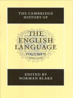 The Cambridge History of the English Language Volume 2 part 1 pdf