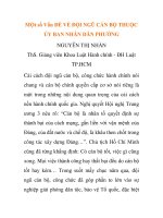 Báo cáo nghiên cứu khoa học: 