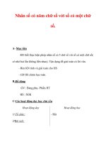 Giáo án môn Toán lớp 3 :Tên bài dạy : Nhân số có năm chữ số với số có một chữ số. pdf