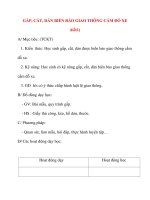 Giáo án lớp 2 môn Thủ Công: GẤP, CẮT, DÁN BIỂN BÁO GIAO THÔNG CẤM ĐỖ XE (tiết1) pptx