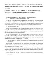 PHÂN TÍCH QUI ĐỊNH CỦA PHÁP LUẬT DOANH NGHIỆP VỀ SÁP NHẬP, HỢP NHẤT DOANH NGHIỆP – PHÂN TÍCH 3 VỤ VIỆC MA TRONG THỰC TIỄN Ở VIỆT NAM