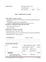 GIÁO ÁN THIẾT KẾ ÁO SƠ MI, QUẦN ÂU, VÁY - BÀI 7 pdf