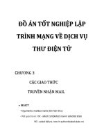 ĐỒ ÁN TỐT NGHIỆP LẬP TRÌNH MẠNG VỀ DỊCH VỤ THƯ ĐIỆN TỬ;chương 3_5 doc