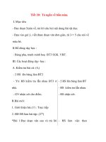 Giáo án lớp 2 môn Tập Làm Văn: Tiết 20: Tả ngắn về bốn mùa. doc