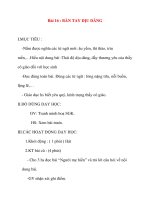 Giáo án lớp 2 môn Tập Đọc: Bài 16 : BÀN TAY DỊU DÀNG pps