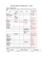 BÀI TẬP TIẾNG ANH LỚP 12CTC - Unit 6 pot