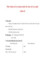Giáo án môn Toán lớp 3 :Tên bài dạy : Ôn Chia số có năm chữ số cho số có một chữ số pdf