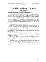 Giáo trình đánh giá tác động môi trường ( PGS.TS. Hoàng Hư ) - Chương 2 ppt