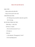 Giáo án lớp 2 môn Tập Đọc: Tiết 8 : ÔN TẬP GIỮA KỲ II ppt