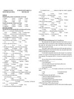 ĐỀ THI THỬ THI TỐT NGHIỆP LẦN I MÔN: TIẾNG ANH pdf