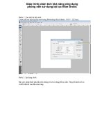 Giáo trình phân tích khả năng ứng dụng phông nền sử dụng bộ lọc filter Arctis p1 potx