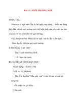 Giáo án lớp 2 môn Tập Đọc: Bài 12 : NGÔI TRƯỜNG MỚI ppt