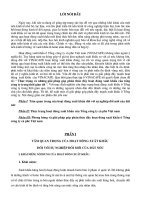 Thực trạng và những giải pháp góp phần thúc đẩy hoạt động xuất khẩu của tổng công ty cà phê Việt Nam trong thời gian tới