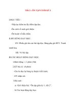 Giáo án lớp 2 môn Tập Đọc: Tiết 2 : ÔN TẬP CUỐI KỲ I pptx