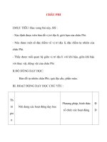 Giáo án lớp 5 môn Địa Lý: CHÂU PHI (tiết 1) ppsx