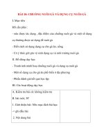 Giáo án lớp 5 môn Kỹ Thuật: BÀI 18: CHUỒNG NUÔI GÀ VÀ DỤNG CỤ NUÔI GÀ potx