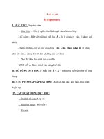 Giáo án lớp 2 môn Tập Viết: Ă--Â -- Ăn Ăn chậm nhai kĩ ppt