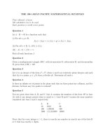 ĐỀ THI TOÁN APMO (CHÂU Á THÁI BÌNH DƯƠNG)_ĐỀ 30 pptx