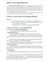 Máy điện - Phần 5 Máy điện đồng bộ - Chương 1 pdf