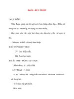 Giáo án lớp 2 môn Tập Đọc: Bài 20 : BƯU THIẾP pps