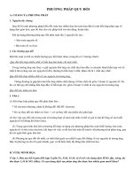 PHƯƠNG PHÁP QUY đổi