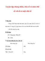 Giáo án môn Toán lớp 3 :Tên bài dạy : Luyện tập chung nhân, chia số có năm chữ số với số có một chữ số ppsx