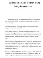 Lưu trữ và chia sẻ file trên mạng bằng 4shared.com pptx