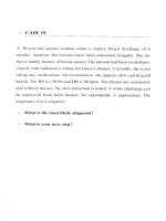 Case lâm sàng sản khoa - Case 1 pptx