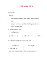 Giáo án môn Toán lớp 2:Tên bài dạy :THỪA SỐ, TÍCH pot