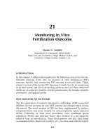 Monitoring In Vitro Fertilization Outcome ppt