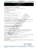 Đề ôn thi toán học 12 - 3 ppsx