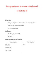 Giáo án môn Toán lớp 3 :Tên bài dạy : Ôn tập phép chia số có năm chữ số cho số có một chữ số pdf