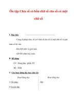 Giáo án môn Toán lớp 3 :Tên bài dạy : Ôn tập Chia số có bốn chữ số cho số có một chữ số potx