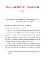 ĐỒ ÁN NGHIÊN CỨU CÔNG NGHỆ CTI CHƯƠNG III_1 pps